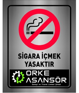 sigara içilmez etiketi